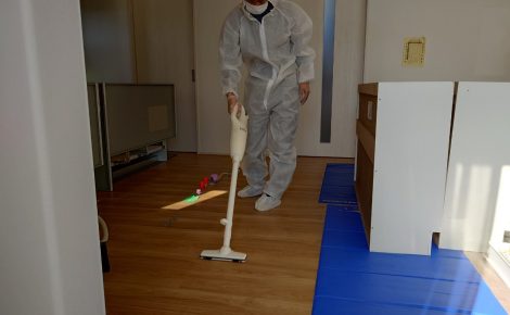 愛知県名古屋市昭和区　マンション居室　除菌クリーニング