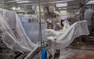 愛知県名古屋市港区　食品工場内　HACCP　除カビ処理　除菌施工