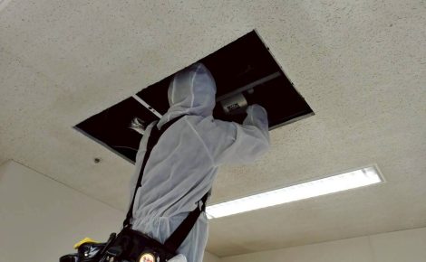 岐阜県岐阜市　医療施設内　除カビ除菌処理作業