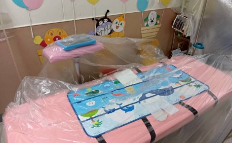 岐阜県岐阜市　医療施設内　除カビ除菌処理作業