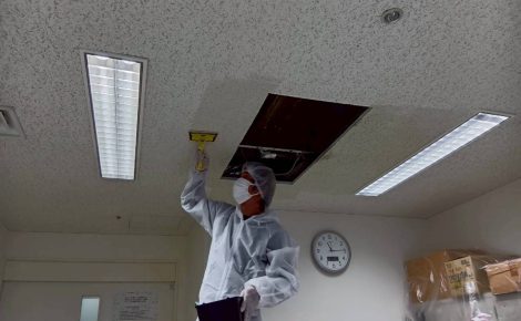 岐阜県岐阜市　医療施設内　除カビ除菌処理作業